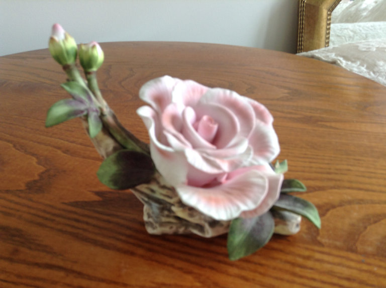 Bone China Rose Ornament (Mother's Day gift)