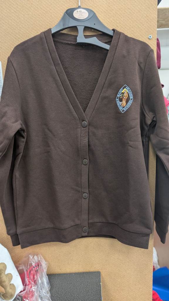 St Francis school cardigan 9-10 years new