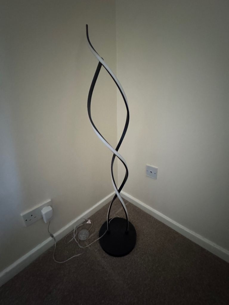 Next Callie LED Floor Lamp - Black, As Good As New