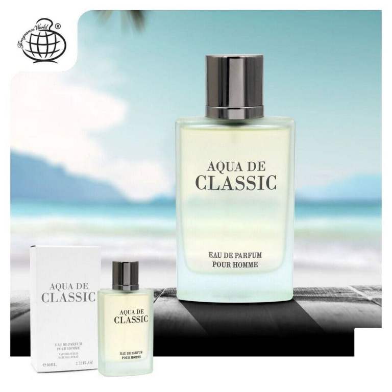 Aqua De Classic | Eau De Parfum 80ml | Mens Designer Perfume Spray | by Fragrance World