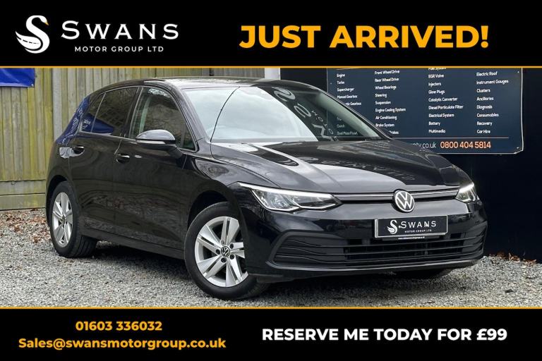 VOLKSWAGEN GOLF 1.5 TSI Life Black Manual Petrol 2021