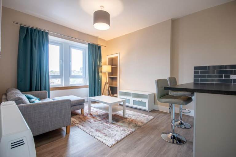 Impressive, 1 bedroom flat with open views and great storage, in Gorgie – available soon