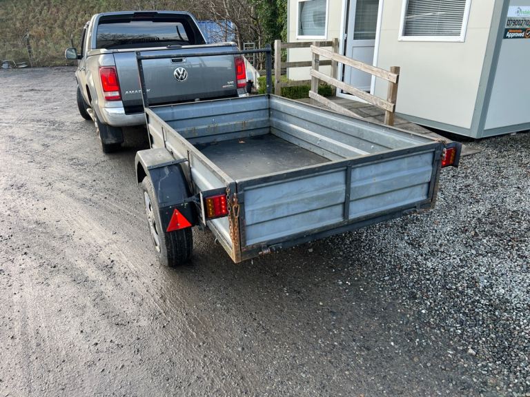 Car Trailer Full Metal 7.5ft x 4.2ft on Spring Suspension 