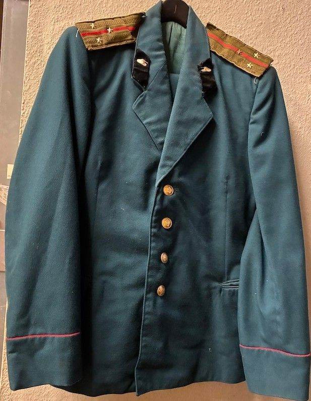 Russian 1980's Soviet Army Tank Officers Uniform - Jacket Size 38cm Trousers 30cm