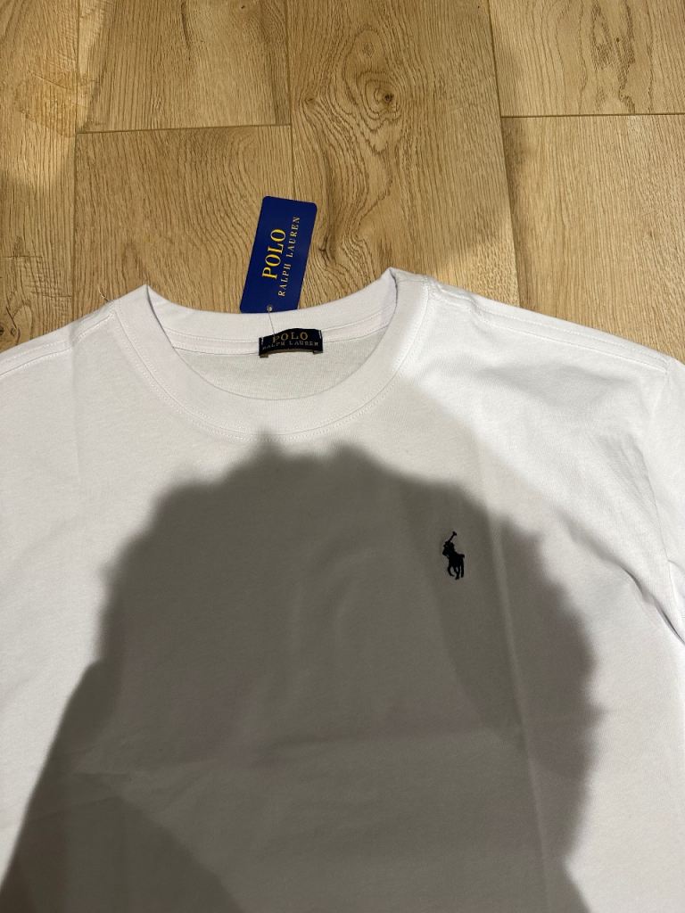 Brand New Polo Ralph Lauren White T-Shirt with Tags