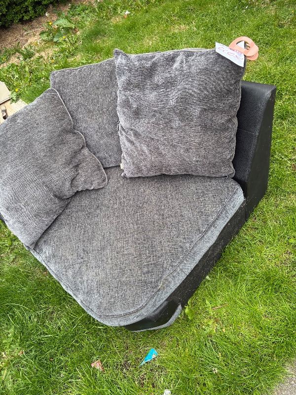 Grey Corner Sofa Section - decent Condition