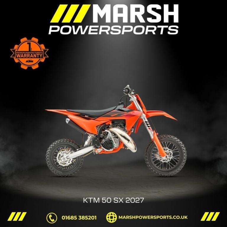 50 SX 2027 Model - KTM Main Dealer - Reserve NOW 