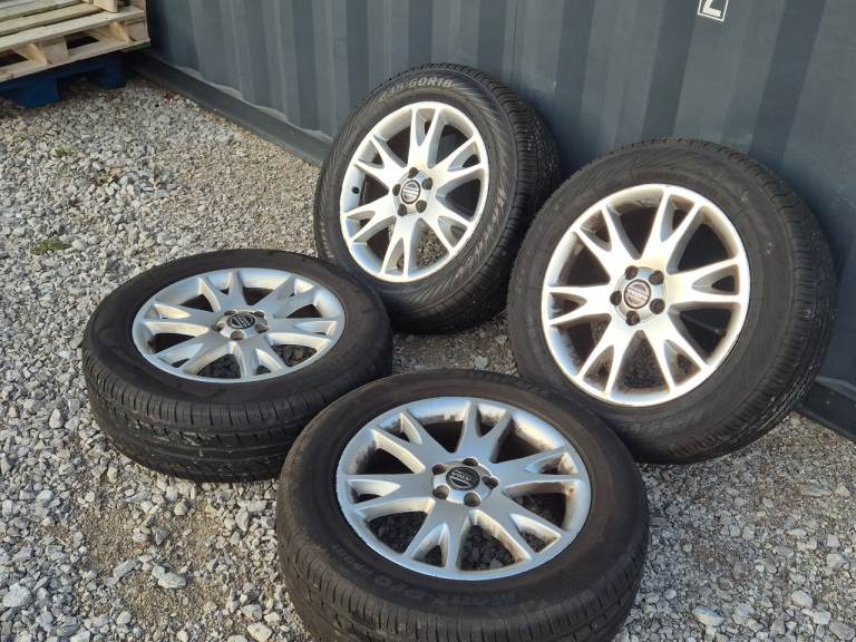 🌟Genuine Volvo 18 inch 5x108 Alloy Wheels with MATCHING TYRES 7M++