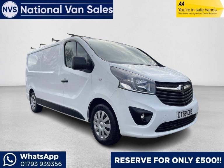 2018 Vauxhall Vivaro 2900 1.6CDTI 120PS Sportive H1 Van PANEL VAN DIESEL Manual
