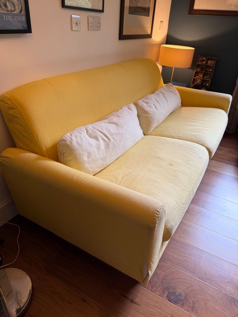 Vintage Ikea 3 Seater Sofa