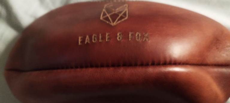 #Eagle & Fox Leather Rugby Ball# New# sports# leisure #