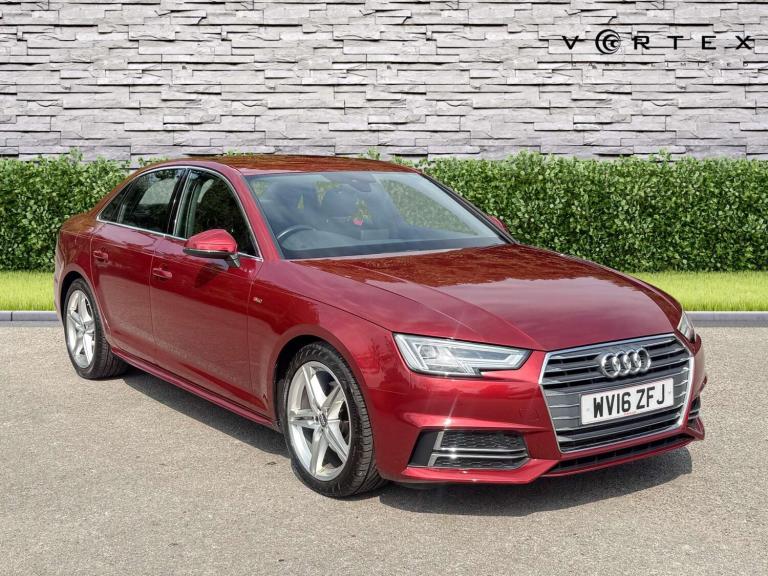 2016 Audi A4 2.0 A4 S Line TFSI Semi-Auto 4dr Saloon Petrol Automatic