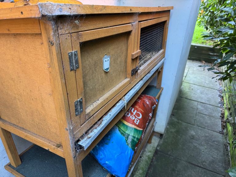 image for Two Large Rabbit Hutches 