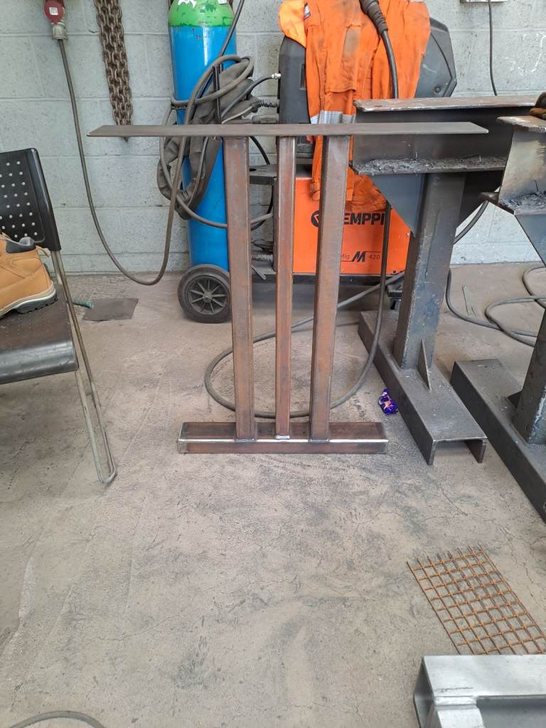  2 Mild steel table ends
