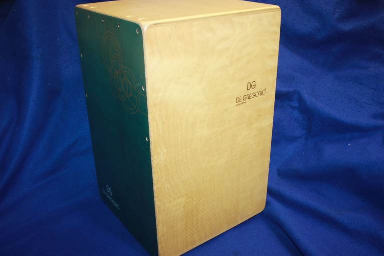DG De Gregorio Chanela Series Wooden Cajon ~ Green ~ Great Condition ~ £120 ono