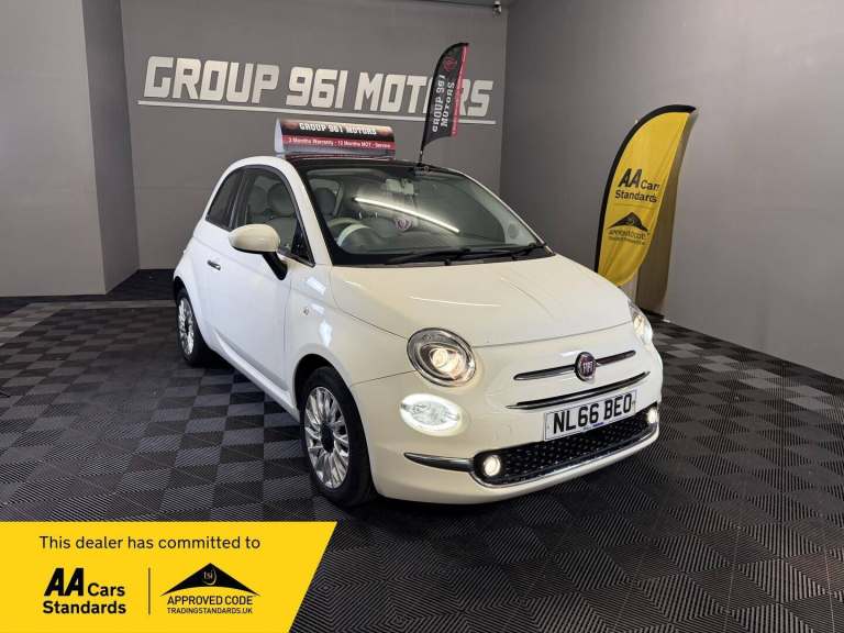 2016 Fiat 500 1.2 Lounge 3dr HATCHBACK PETROL Manual