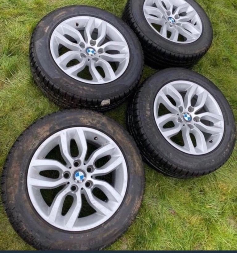 17” ALLOY WHEELS BMW X3 Rims 8.0J 5x120 - 6787578 WHL169898 With Tyres Snow