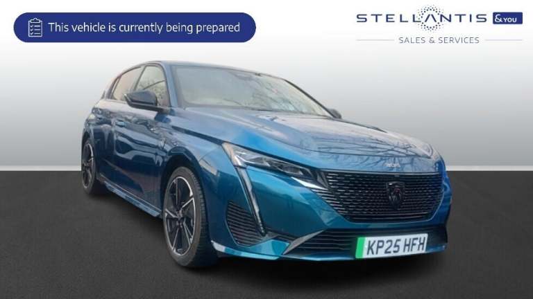 2025 Peugeot 308 54kWh GT Hatchback 5dr Electric Auto (156 ps) Hatchback Electric Automatic