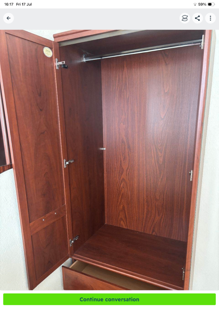 SINGLE / SMALL DOUBLE WARDROBE WANTED 