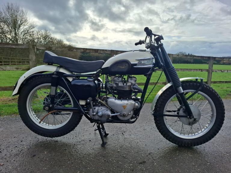 1959 Triumph T110 Desert Sled, Great Patina, UK registered