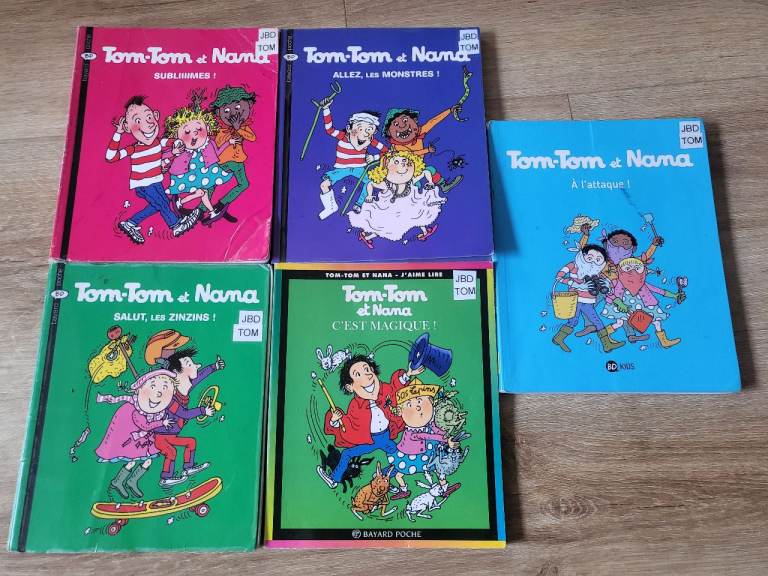 Tom-Tom et Nana, 5 Kids French Books