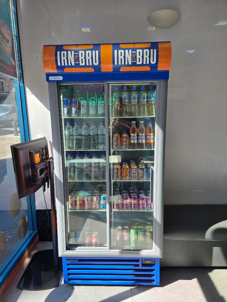 Irn Bru Juice Fridge