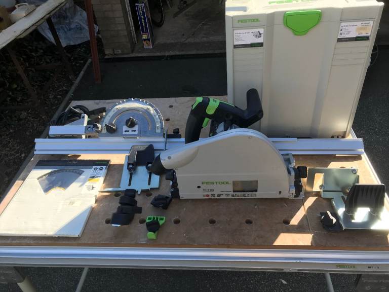 Festool MFT/3 bench and TS 75 EBQ-Plus GB 240V circular saw