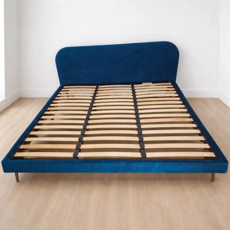 Super King Size Velvet Bed Frame [£120] (SAME DAY DELIVERY AVAILABLE)