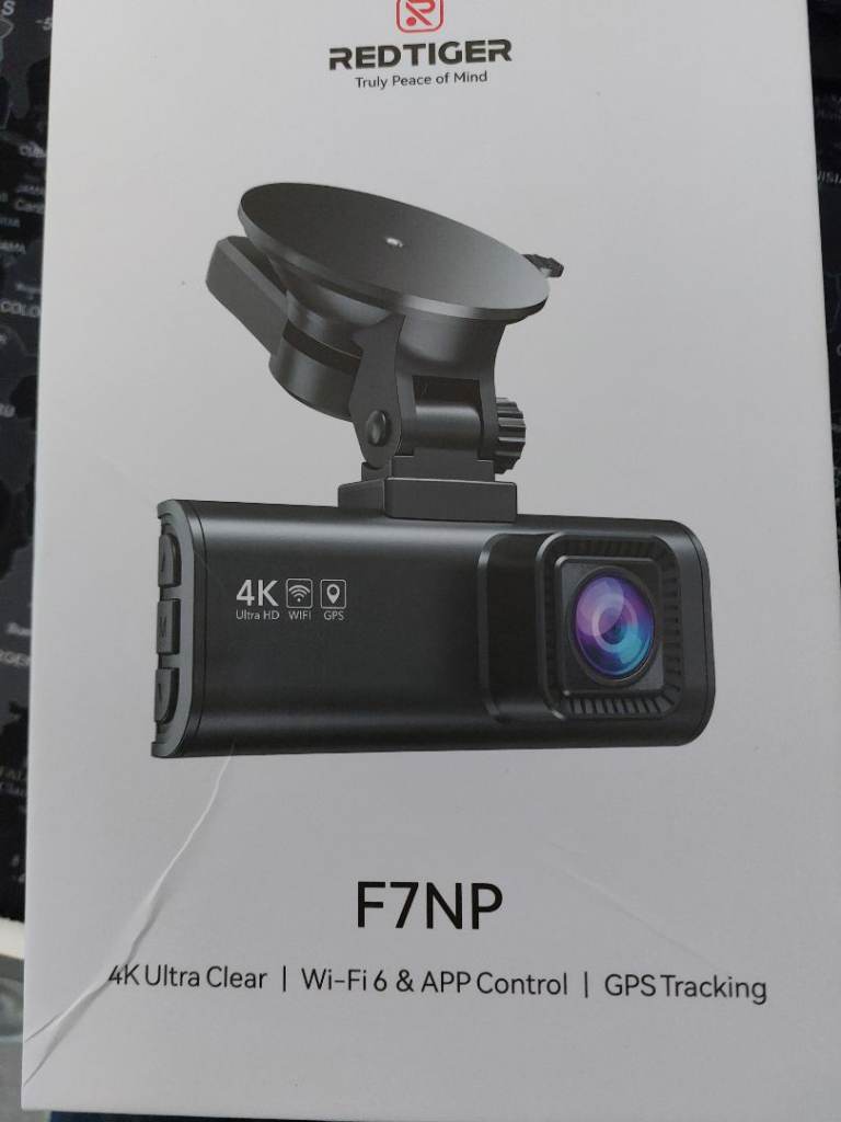 REDTIGER F7NP,FRONT & REAR,DASH CAM.