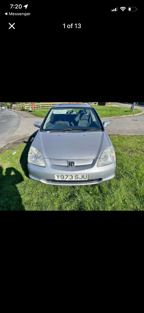 Honda, CIVIC, Hatchback, 2001, Manual, 1396 (cc), 5 doors