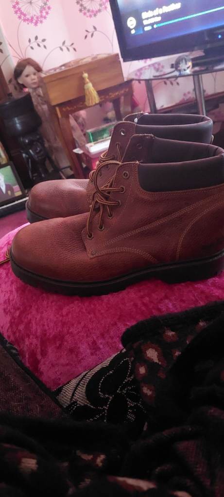 REDUCED 9 NEW Rockwood Brown Leather Laced Boots