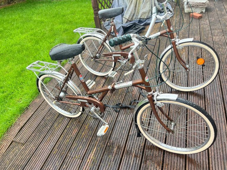 2 folding bikes