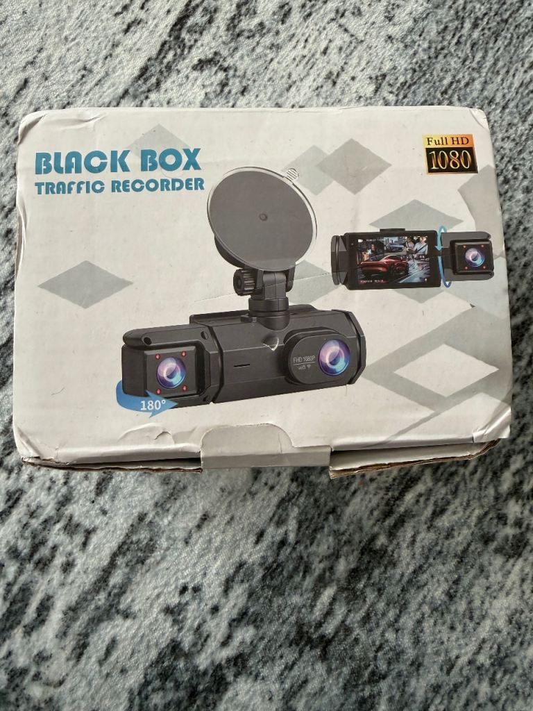 3 Channel Car Dash Cam 1080P Full HD Front Inside Cabin Rear Camera
