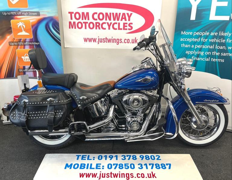 HARLEY DAVIDSON FLSTC HERITAGE CLASSIC, 2010(10), 31,983 MILES, STUNNING, £7495
