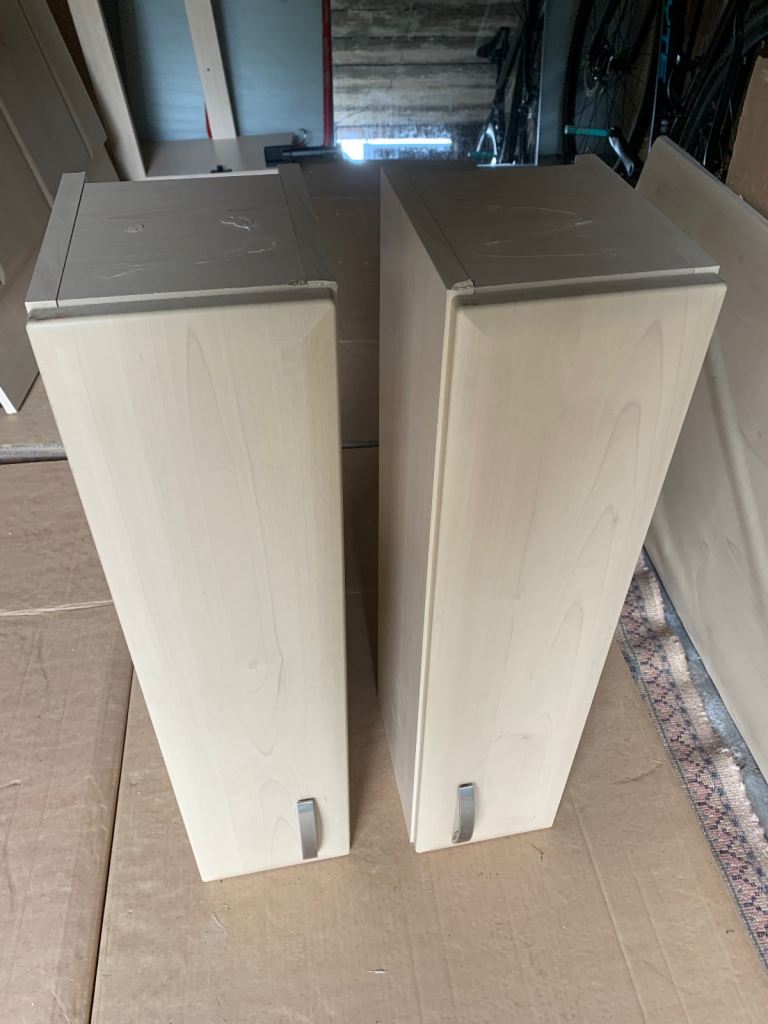 Wall hanging cupboards for bathroom
