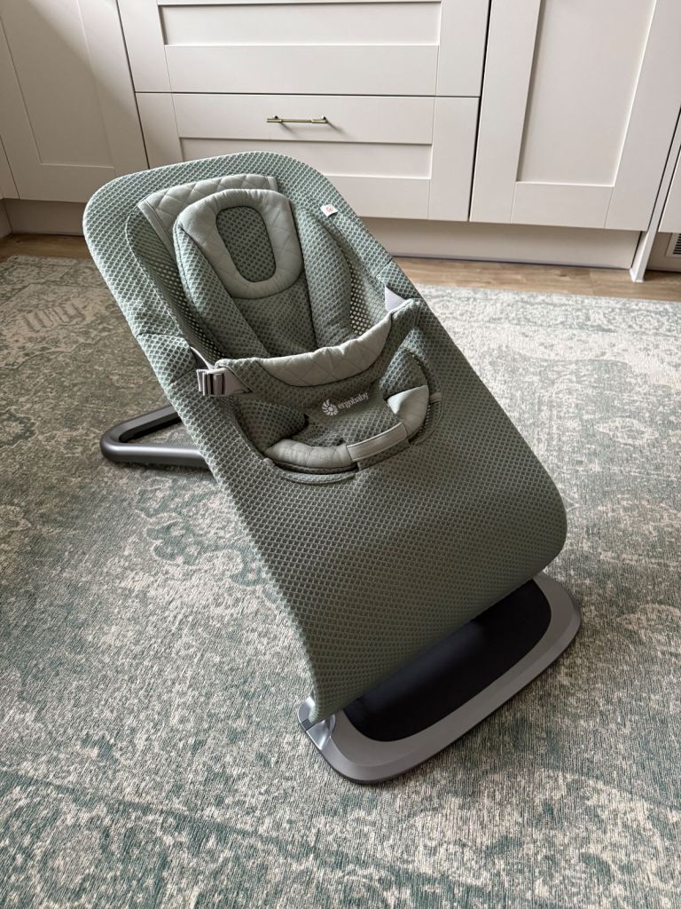 Ergobaby Evolve Baby Bouncer Chair Seat Sage Green