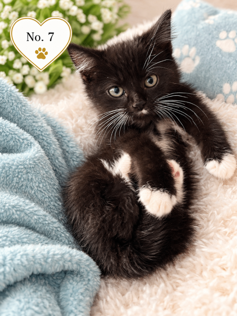 Adorable Black & White Tuxedo Kittens �girls 
