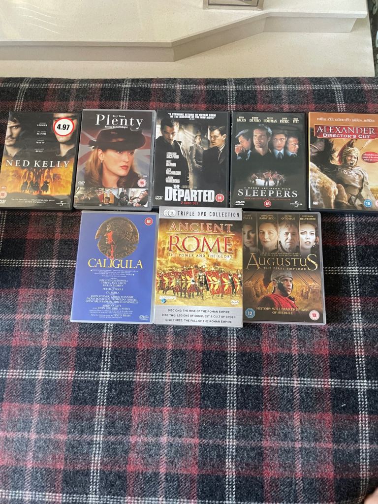 10 Action DVDs 