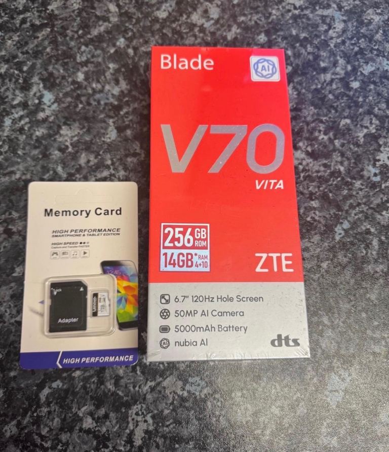 Brand New. Blade V70 Vita ZTE 1TB Unlocked Smartphone.
