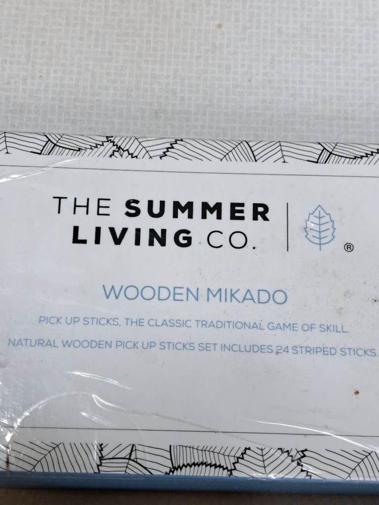 Wooden Mikado Pick Up Sticks game