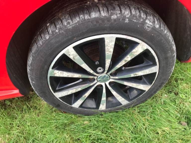 VOLKSWAGEN POLO MK5 4X 16" ALLOY WHEELS WITH TYRE 215/45R16