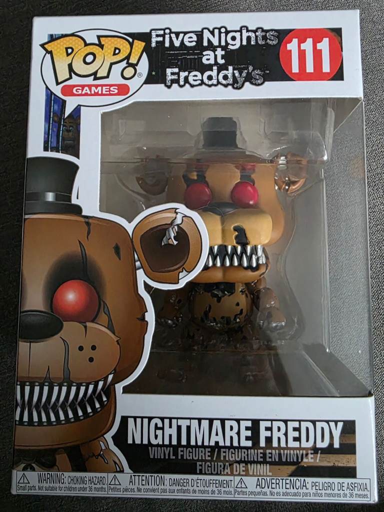 Five NightsAt Freddys, Nightmare Freddy, Funko Pop 