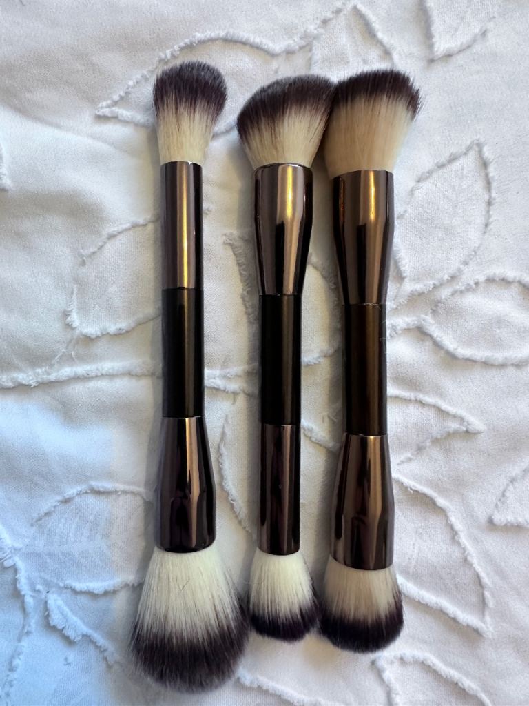 Professional 3pcs dual end makeup brushes set 