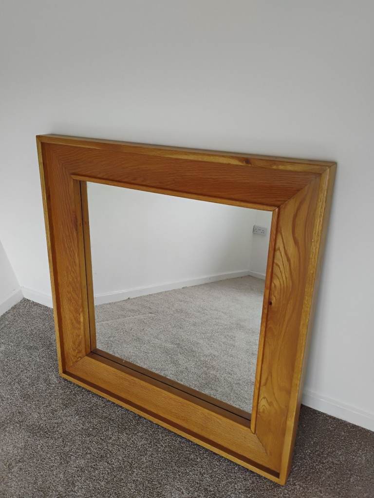 Mirror solid American oak 