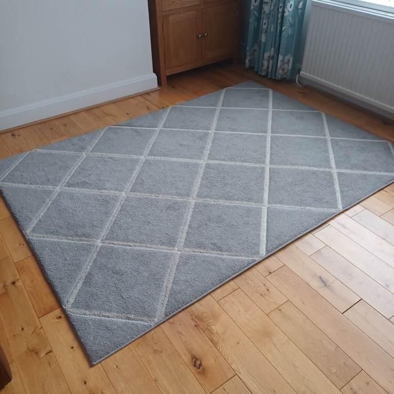 Grey and Cream Rug