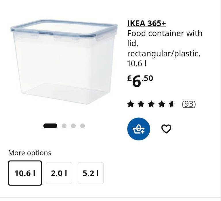 Ikea storage containers