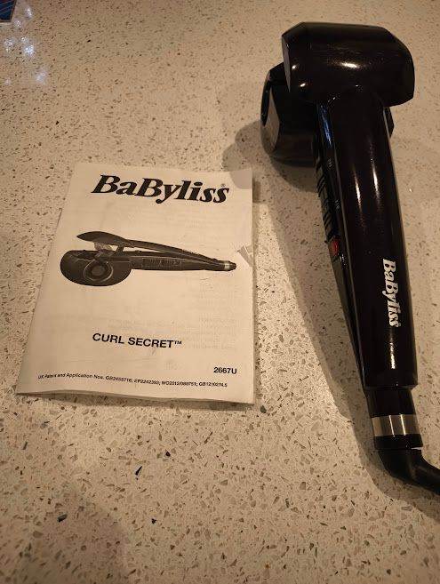 BaByliss Curl Secret Hair Curler – Black, Good Condition