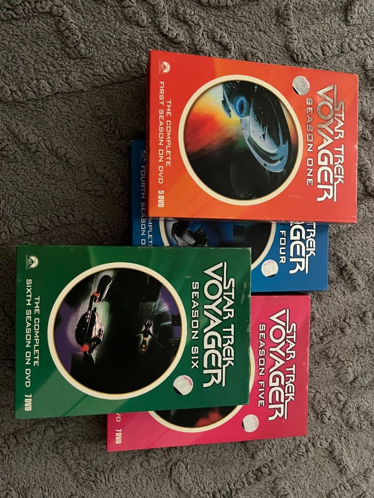 VOYAGER DVD BOX SETS - COMPLETE SEASONS 1, 4, 5, AND 6