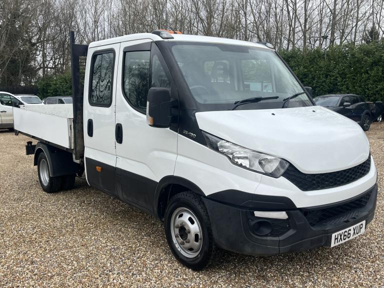 IVECO DAILY 2.3 Tipper Crew cab Double White Manual Diesel 2016 NO VAT Euro 6