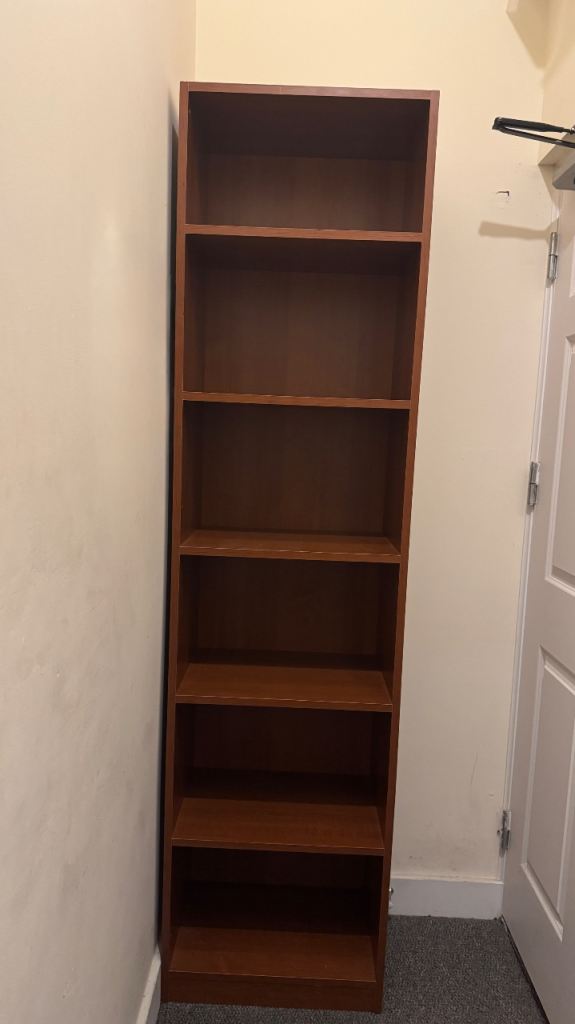 Tall Wooden Storage Shelf / Bookshelf / Kitchen Rack / Shoe Organizer